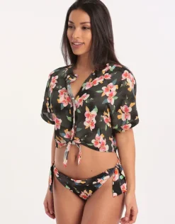 Botalica Kaimi Cropped Shirt - Black