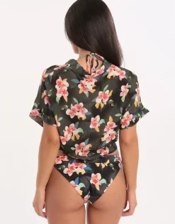 Botalica Kaimi Cropped Shirt - Black