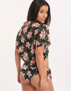 Botalica Kaimi Cropped Shirt - Black