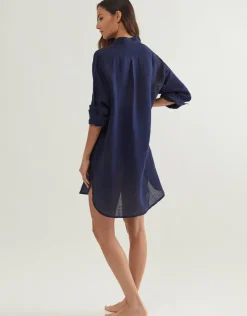 Boyfriend Shirt - Navy