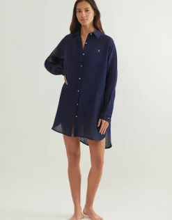Boyfriend Shirt - Navy