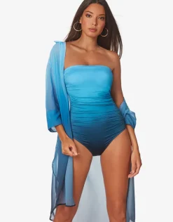 Brasil Beach Shirt - Blue Ombre