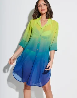 Brasil Midi Beach Shirt - Lima