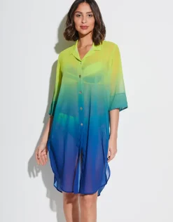 Brasil Midi Beach Shirt - Lima