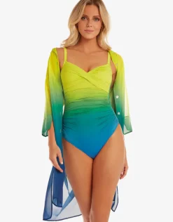 Brasil Underwired Wrap Swimsuit - Lima
