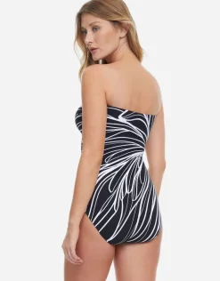 Buona Sera Bandeau Swimsuit - Black