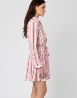 Calla Dress - White/Red