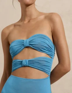 Capri Ruched Holiday One Piece Swimsuit