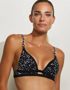 Capture Banded Bikini Top - Black