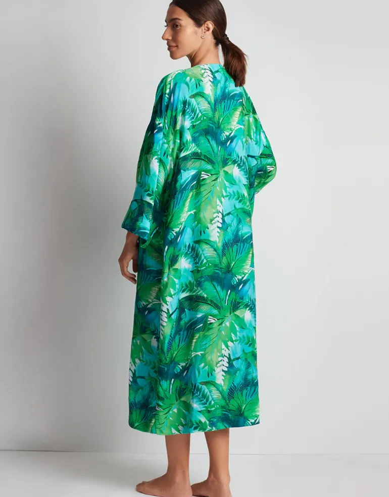 Cartago Palms Poolside Kimono Cover Up - Multi
