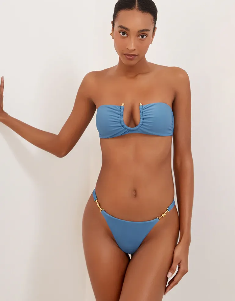 Cave Cora Cheeky Bikini Pant - Blue