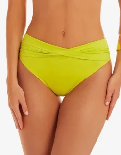 Ceylan Twist Front Bikini Pant - Lima