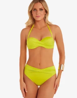 Ceylan Twist Front Bikini Pant - Lima