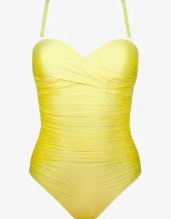 Ceylan Underwired Bandeau Swimsuit - Mimosa