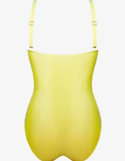 Ceylan Underwired Bandeau Swimsuit - Mimosa