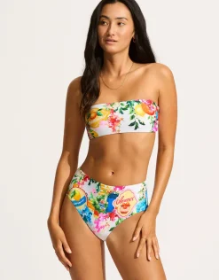 Ciao Bella Bandeau Bikini Top - White