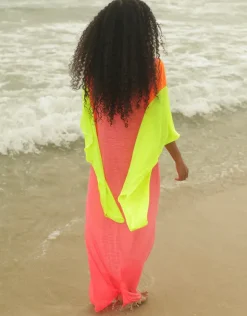 Clara Butterfly Kaftan - Hot Pink