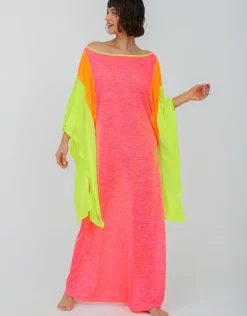 Clara Butterfly Kaftan - Hot Pink