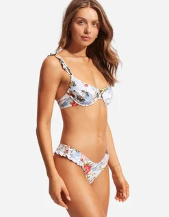 Coast to Coast High Cut Rio Bikini Pant - Powder Blue