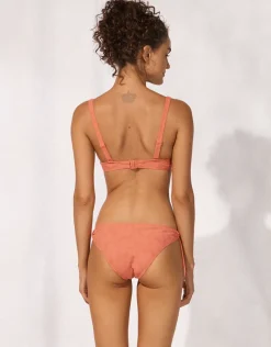 Coastal Daydream Balconette Bikini Top - Coral Sunset