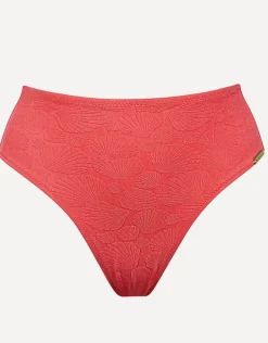 Coastal Daydream High Rise Bikini Pant - Coral Sunset