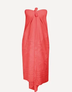 Coastal Daydream Pareo - Coral Sunset