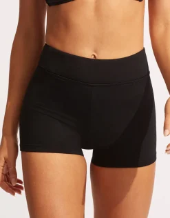 Collective Boyleg Bikini Pant - Black