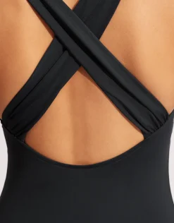 Collective Cross Back Swimsuit - Black