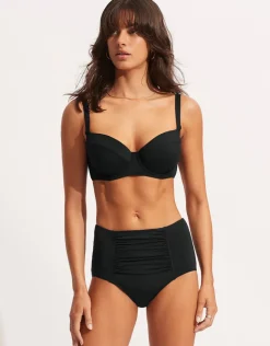 Collective DD Cup Underwire Bikini Top - Black