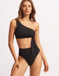 Collective High Cut Rio Bikini Pant - Black