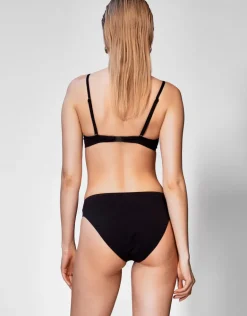 Construction Underwired Bikini Top - Black