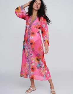 Copacabana Maxi Kaftan - Pink