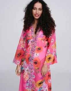 Copacabana Maxi Kaftan - Pink