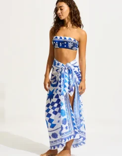 Corfu Sarong - Azure