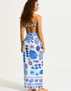 Corfu Sarong - Azure