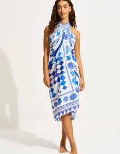 Corfu Sarong - Azure