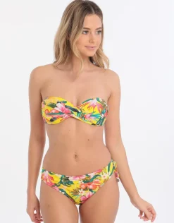 Corozal Merenda Banded Pant - Yellow