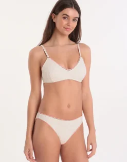 Couture Crochet Breeda Hipster Bikini Bottom -Ecru