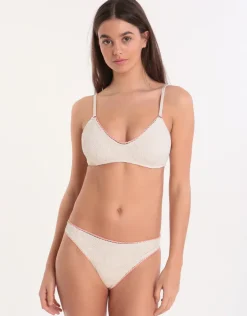 Couture Crochet Plago Bralette Bikini Top - Ecru