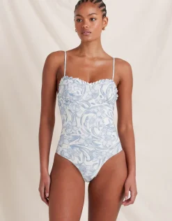 Daffodil Sonnet Swimsuit - Blue Print