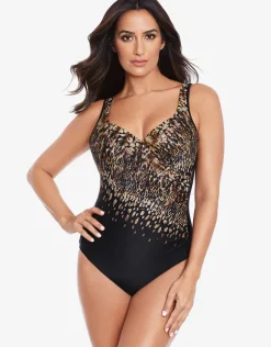 Dali Leopard Its a Wrap Swimsuit - Print