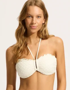 Daydreamer DD U Tube Bikini Top - Vanilla