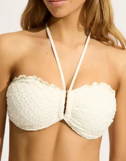 Daydreamer DD U Tube Bikini Top - Vanilla