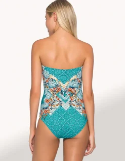 Decorum Bandeau One Piece - Teal