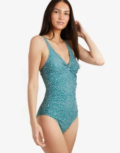 Ditsy Dots Simi Swimsuit - Deep Jungle