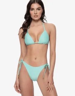 Divine Triangle Bikini Top - Aqua