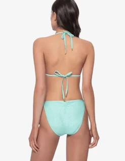Divine Triangle Bikini Top - Aqua