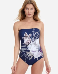 Dolce Vita Bandeau Swimsuit - Navy