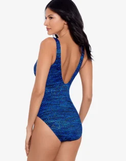 Dot Com Odyssey Swimsuit - Blue