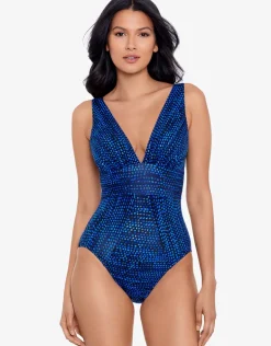 Dot Com Odyssey Swimsuit - Blue